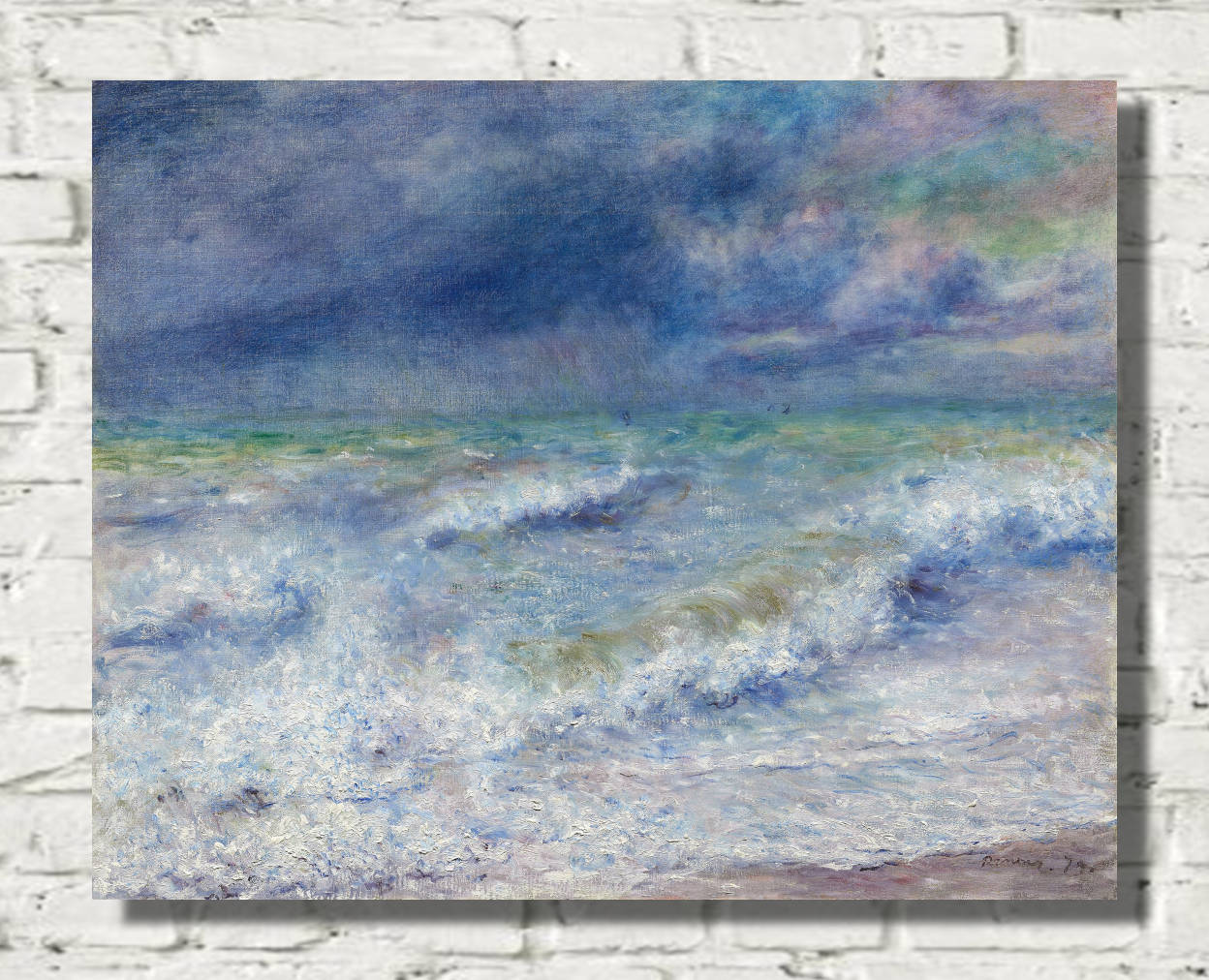 Renoir Print, Seascape (1879)