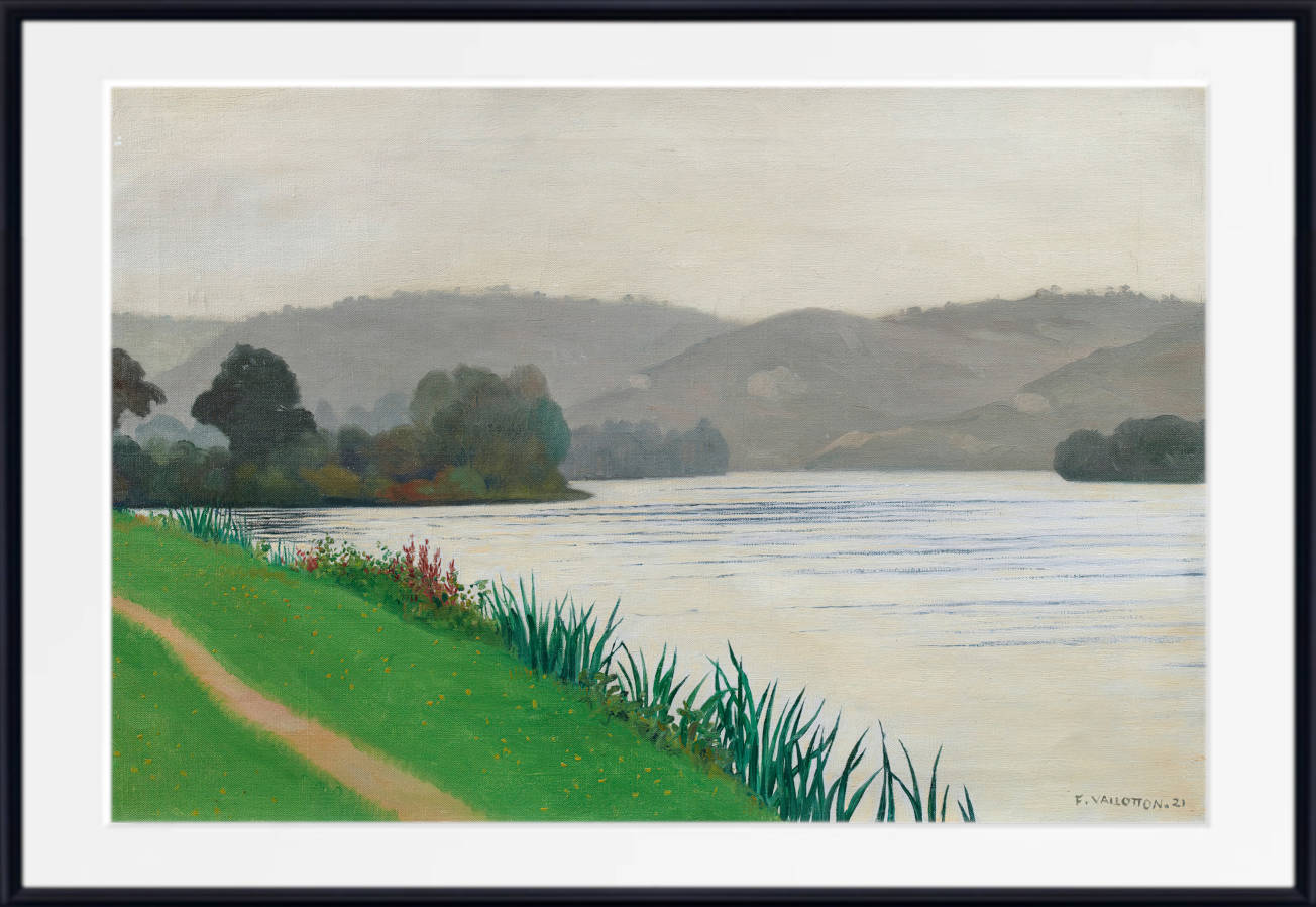 Félix Vallotton Print, Seine at Tournedos (1922)