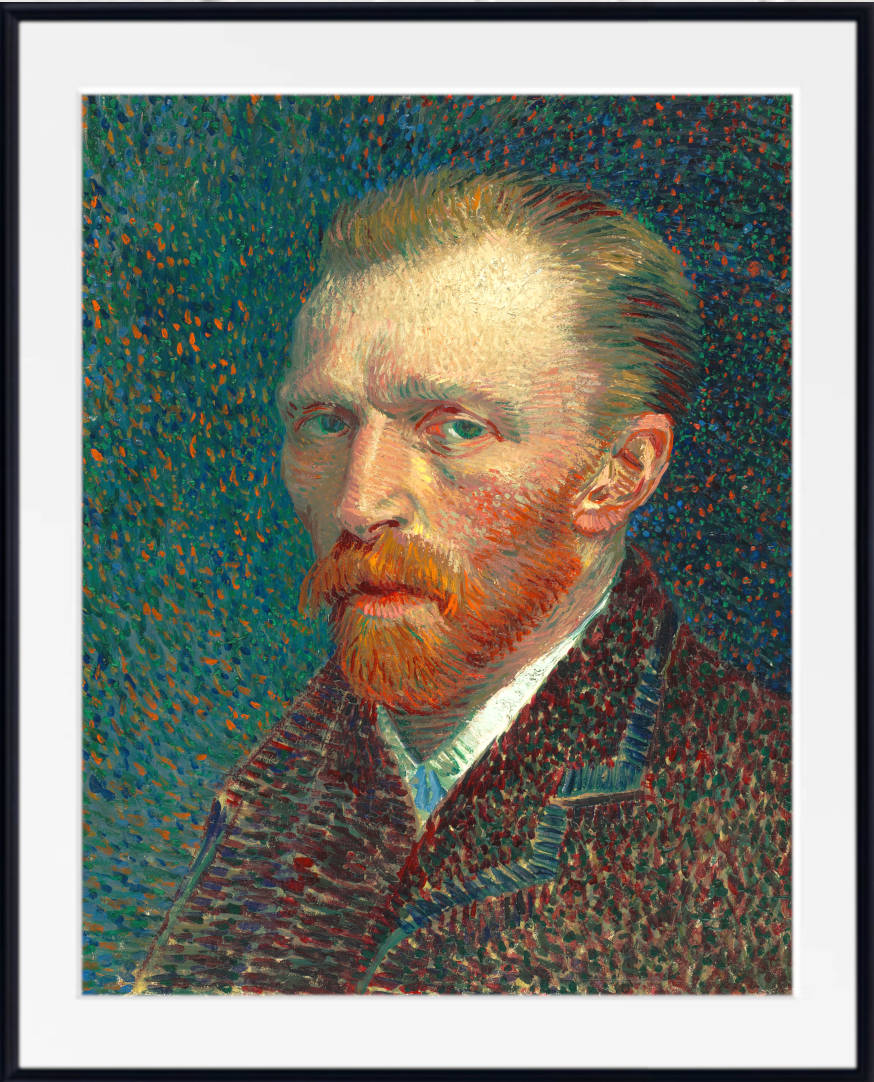 Vincent Van Gogh Fine Art Print, Self Portrait