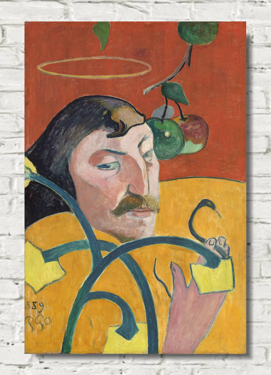 Paul Gauguin Print : Self-Portrait (1889)