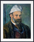 Paul Cézanne Post-Impressionist Fine Art Print, Self-portrait with a white turban
