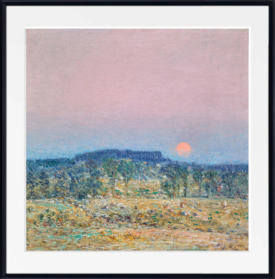 Frederick Childe Hassam Print : September Moonrise (1900)