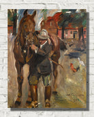 Lovis Corinth Print, Setting out for a ride (1913)