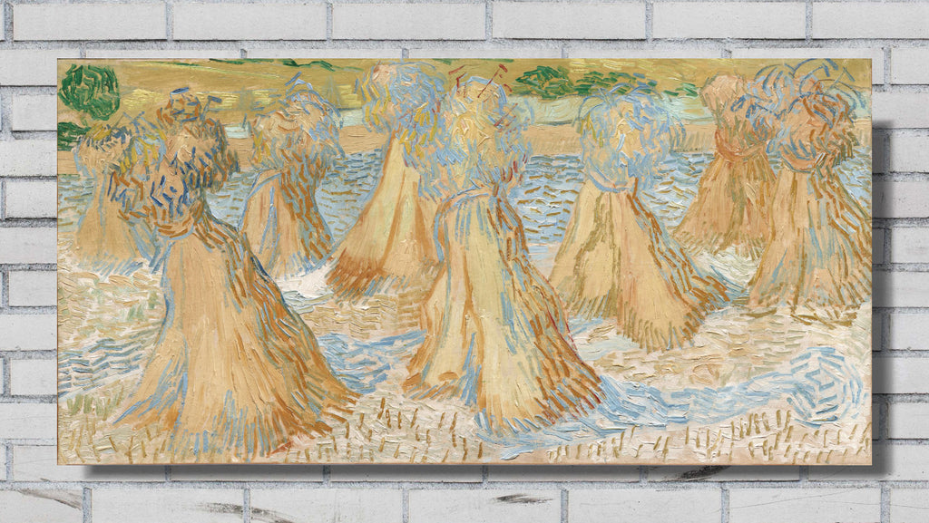 Sheaves of Wheat (1890) by Vincent van Gogh