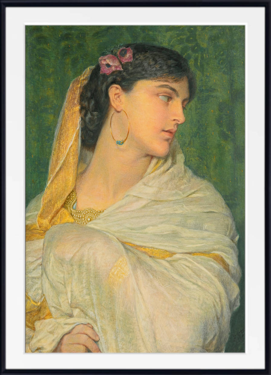 Frederic William Burton Fine Art Print, Shireen