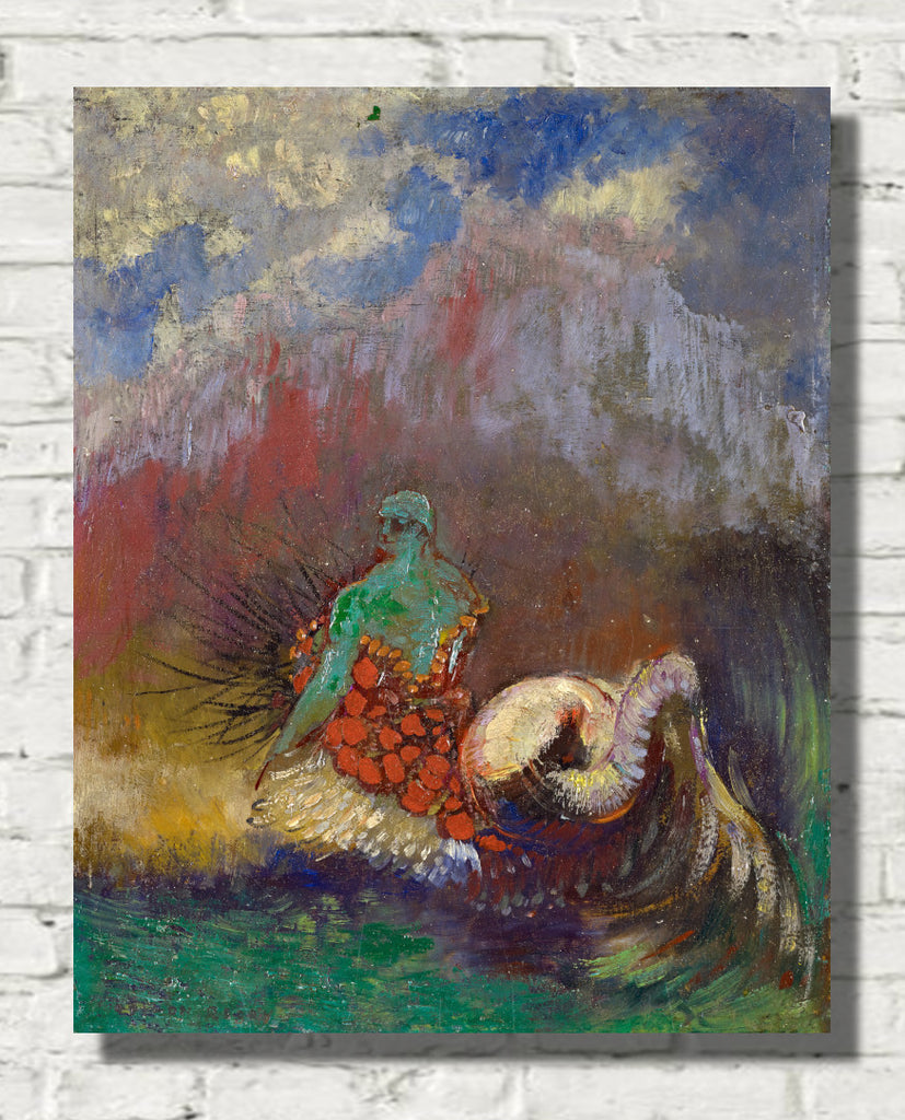 Siren (1900) by Odilon Redon