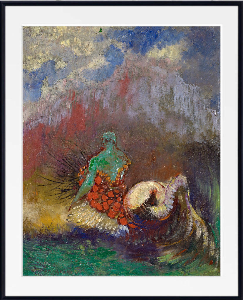 Siren (1900) by Odilon Redon