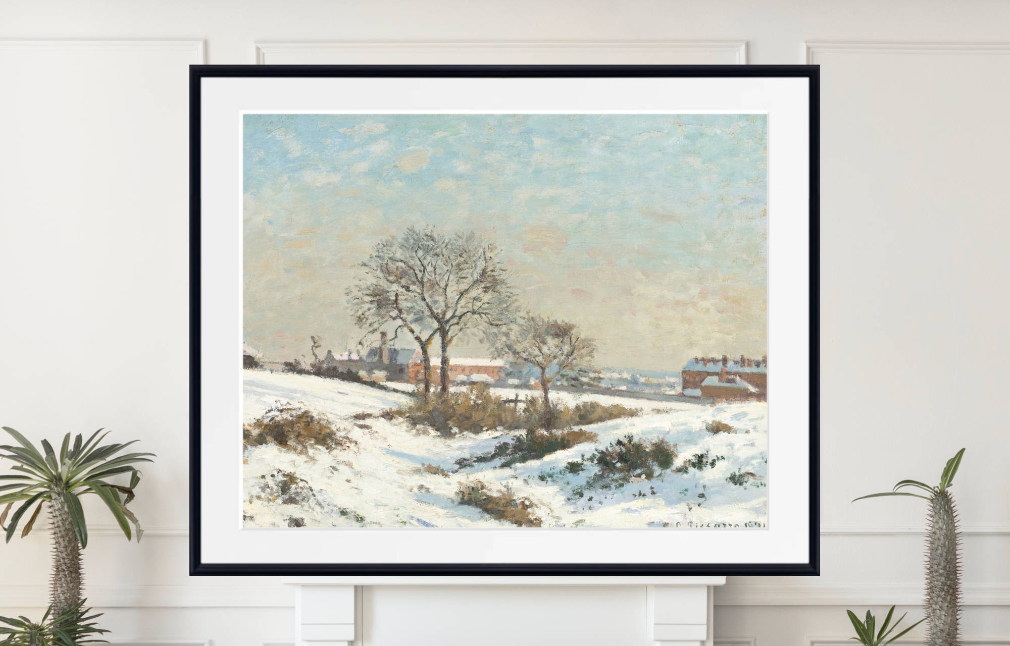 Camille Pissarro – Snowy Landscape at South Norwood (1871) | Fine Art Print