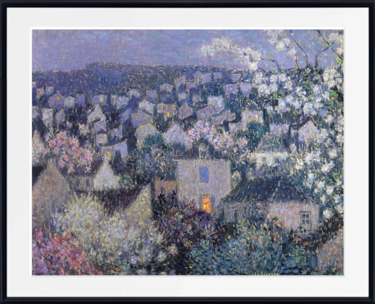 Henri Le Sidaner Print, Spring evening