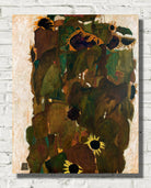 Egon Schiele Print, Sunflowers I (1911)