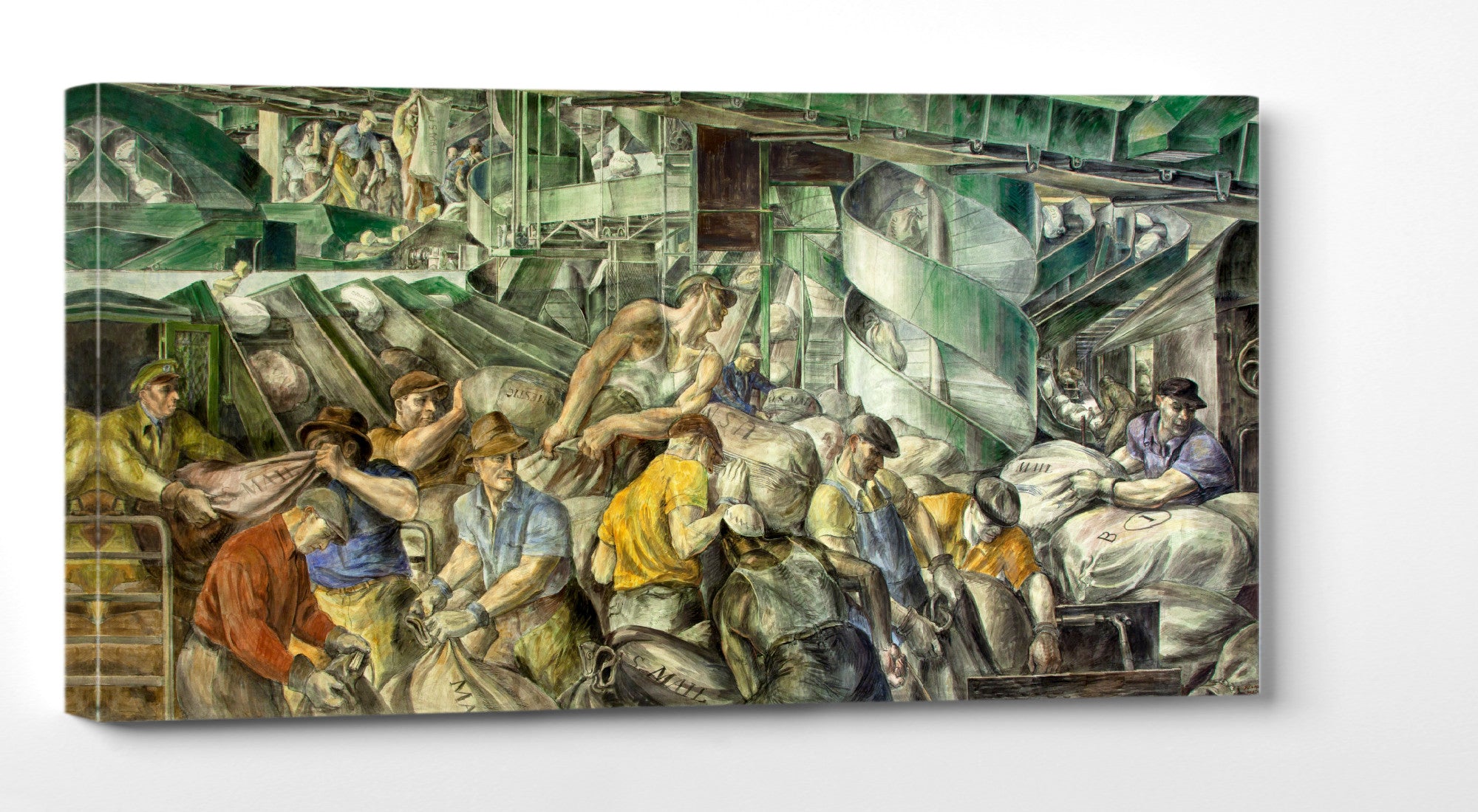 Reginald Marsh, Sorting the Mail