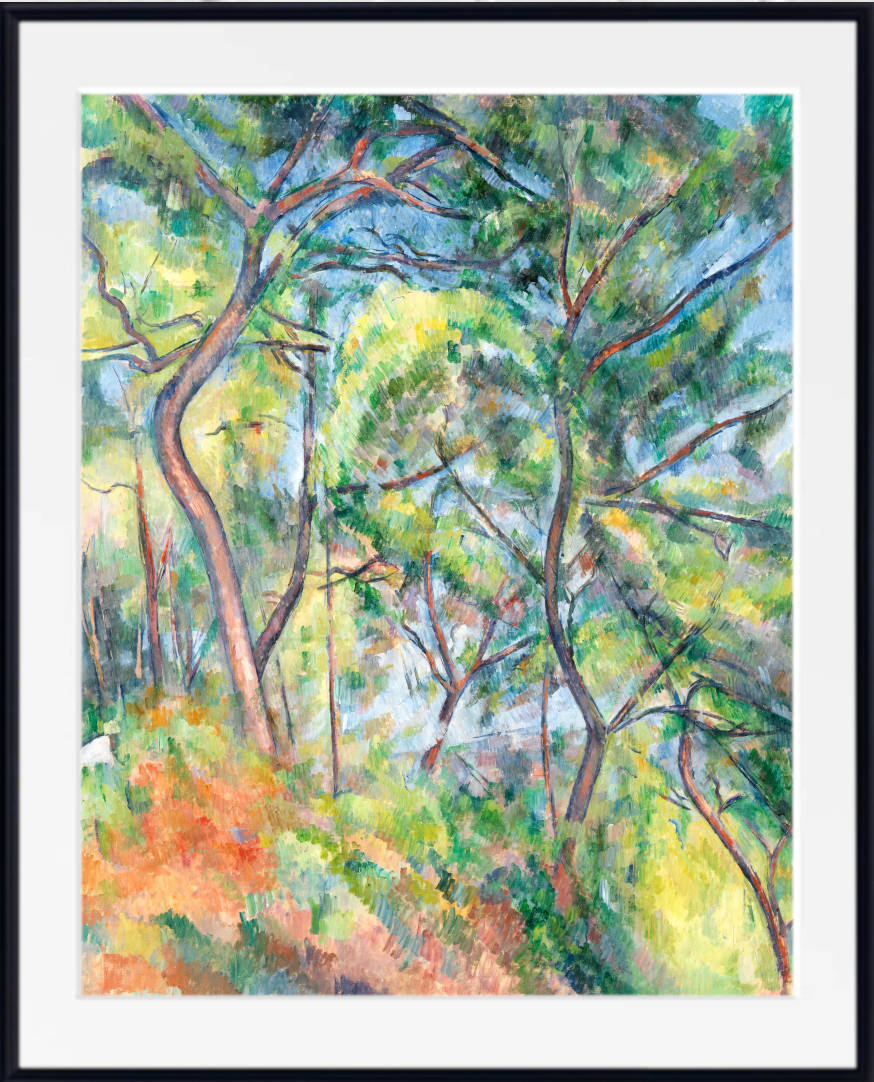 Paul Cézanne Print, Undergrowth (1894)