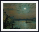 John Atkinson Grimshaw Print: Southwark Bridge by Moonlight (1887)