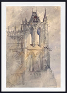 Cass Gilbert Print, Southwest Tower, Amiens Cathedral (1880)