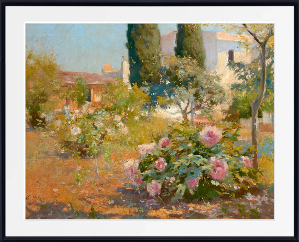 Joaquin Mir Trinxet Print, Spanish Garden In Bloom