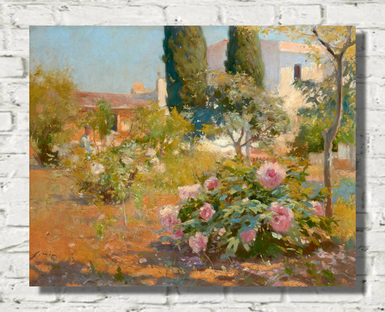 Joaquin Mir Trinxet Print, Spanish Garden In Bloom