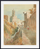 Frances Hodgkins Print, Spanish street scene