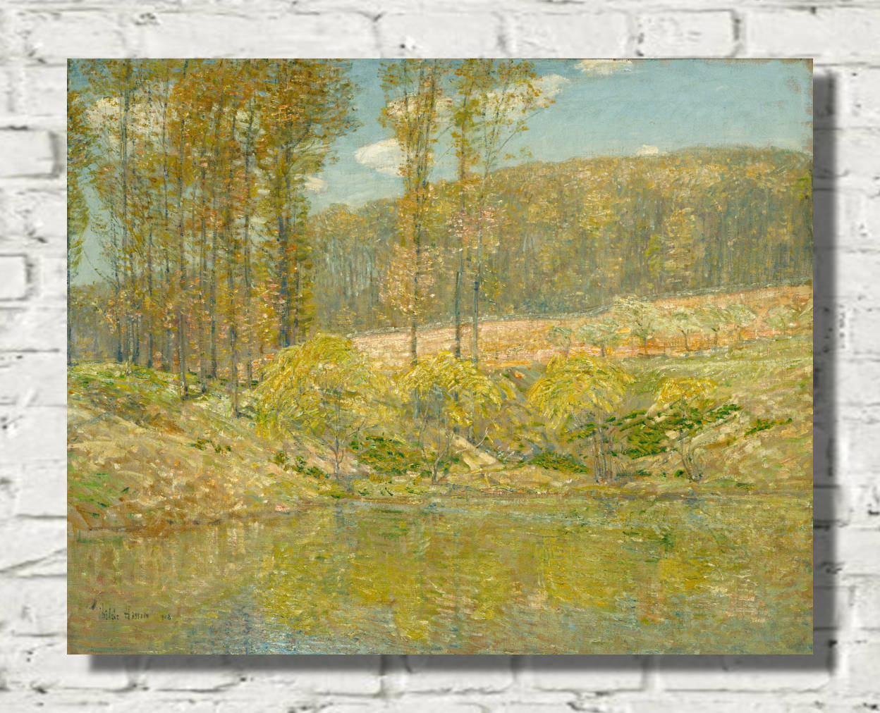 Frederick Childe Hassam Print : Spring, Navesink Highlands (1908)