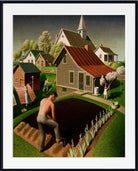Spring in Town (1941), Grant Wood