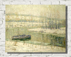 Ernest Lawson Print, Spring thaw (circa 1910)