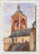 Cass Gilbert Print, St. Martin’s Church, Utrecht, Holland (1898)