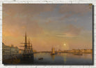 Ivan Aivazovsky Print, St. Petersburg - Galleon on the docks