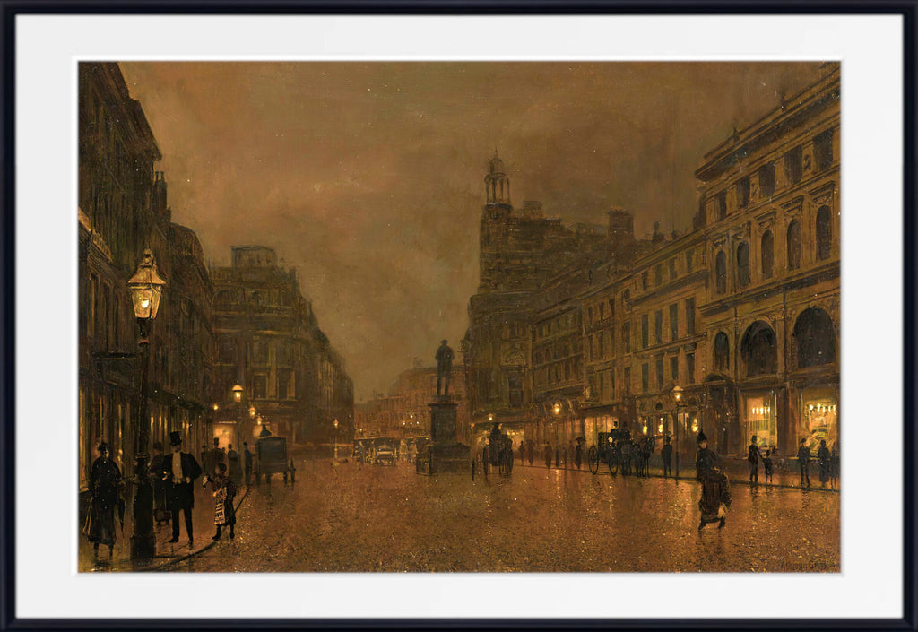 St Anne’s Square And Exchange, Manchester, John Atkinson Grimshaw