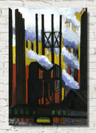 Joseph Stella Fine Art Print, Steel Mill (ca. 1919)