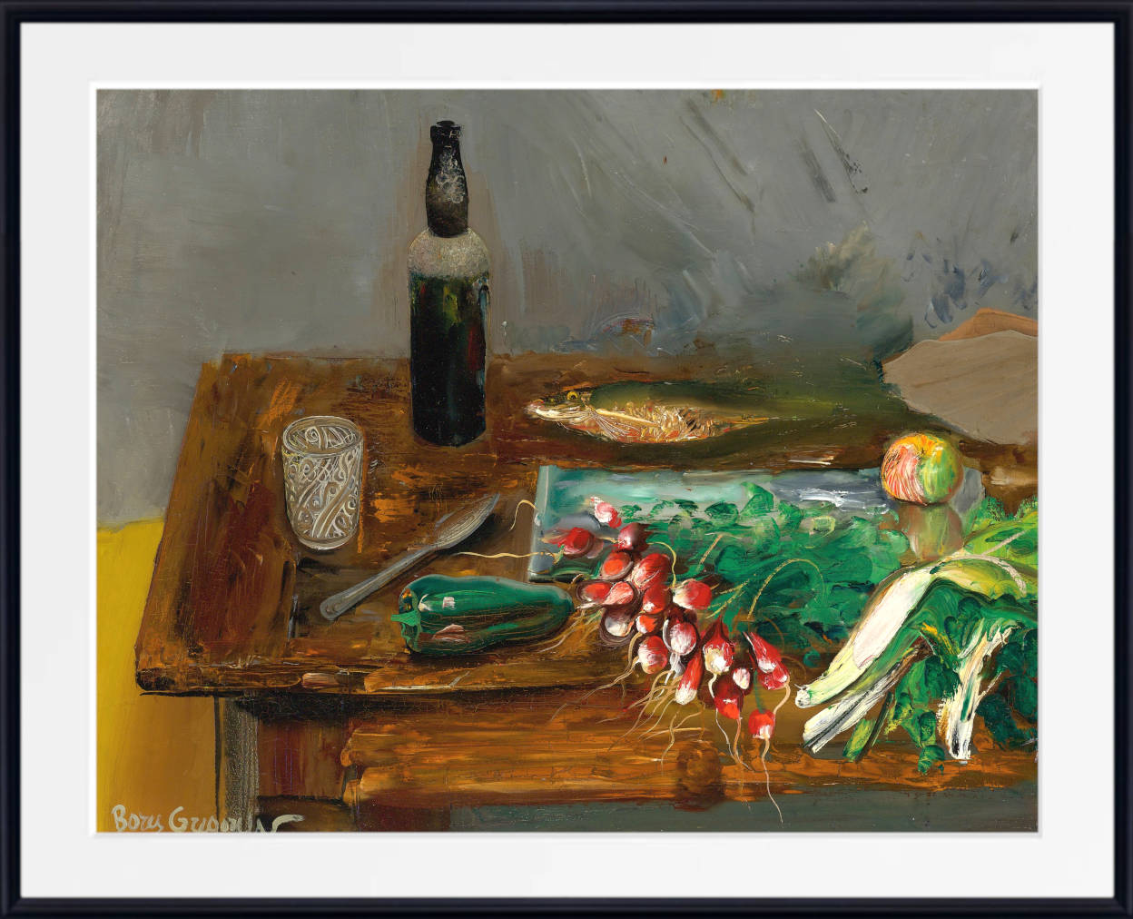 Boris Grigoriev Print, Still Life With Radishes (c1928)