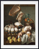 Alexandre Desportes Print, Still Life with Dressed Game,Meat and Fruit (1734)