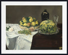 Édouard Manet Print : Still Life with Melon and Peaches