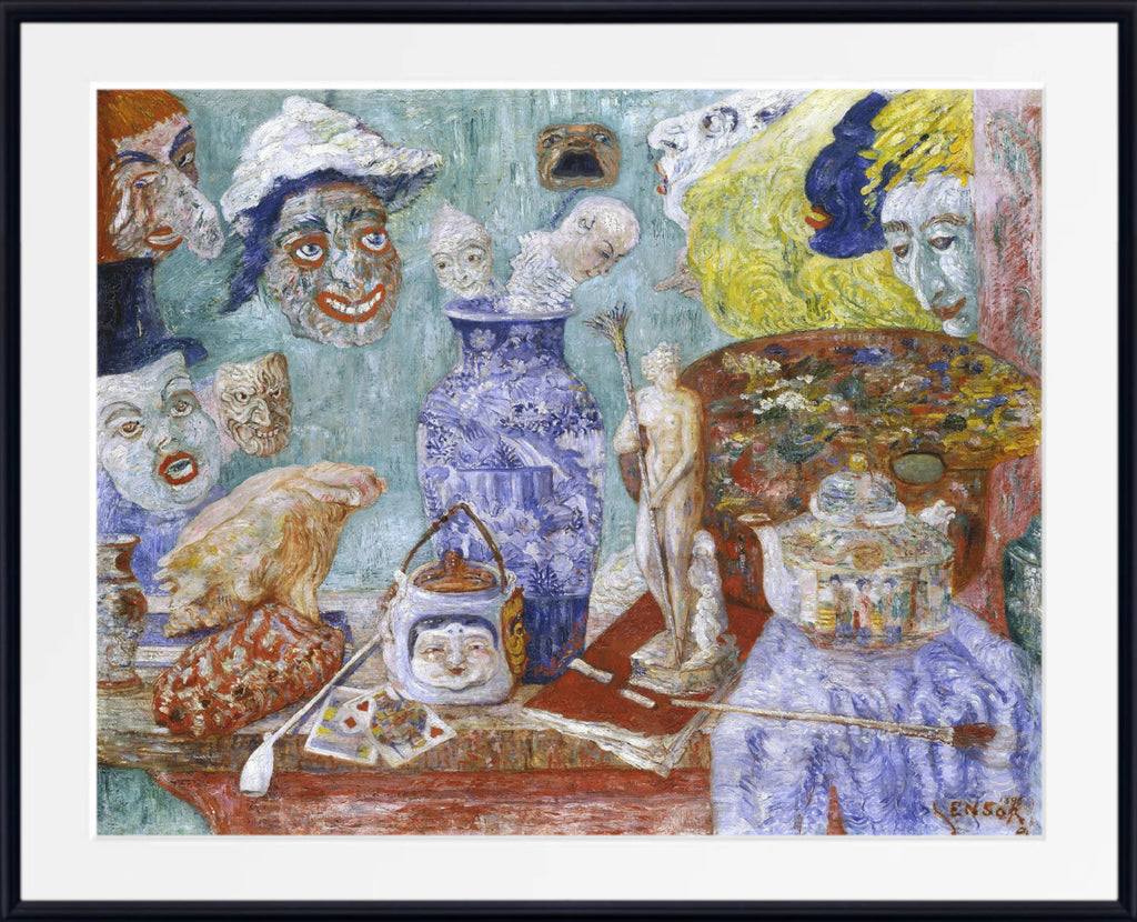 Still life with Masks (1896) by James Ensor
