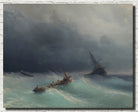 Ivan Aivazovsky Fine Art Print, Storm at sea