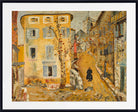 Boris Grigoriev Print, Street Scene in a Provincial Town