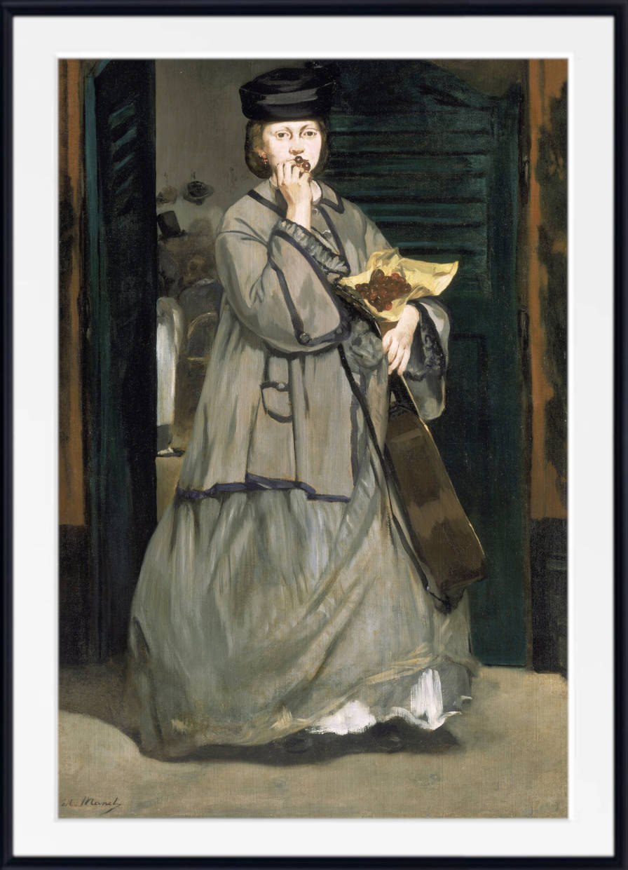 Édouard Manet Print : Street Singer