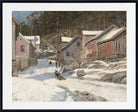 Street in Kragerø, Frits Thaulow Fine Art Print