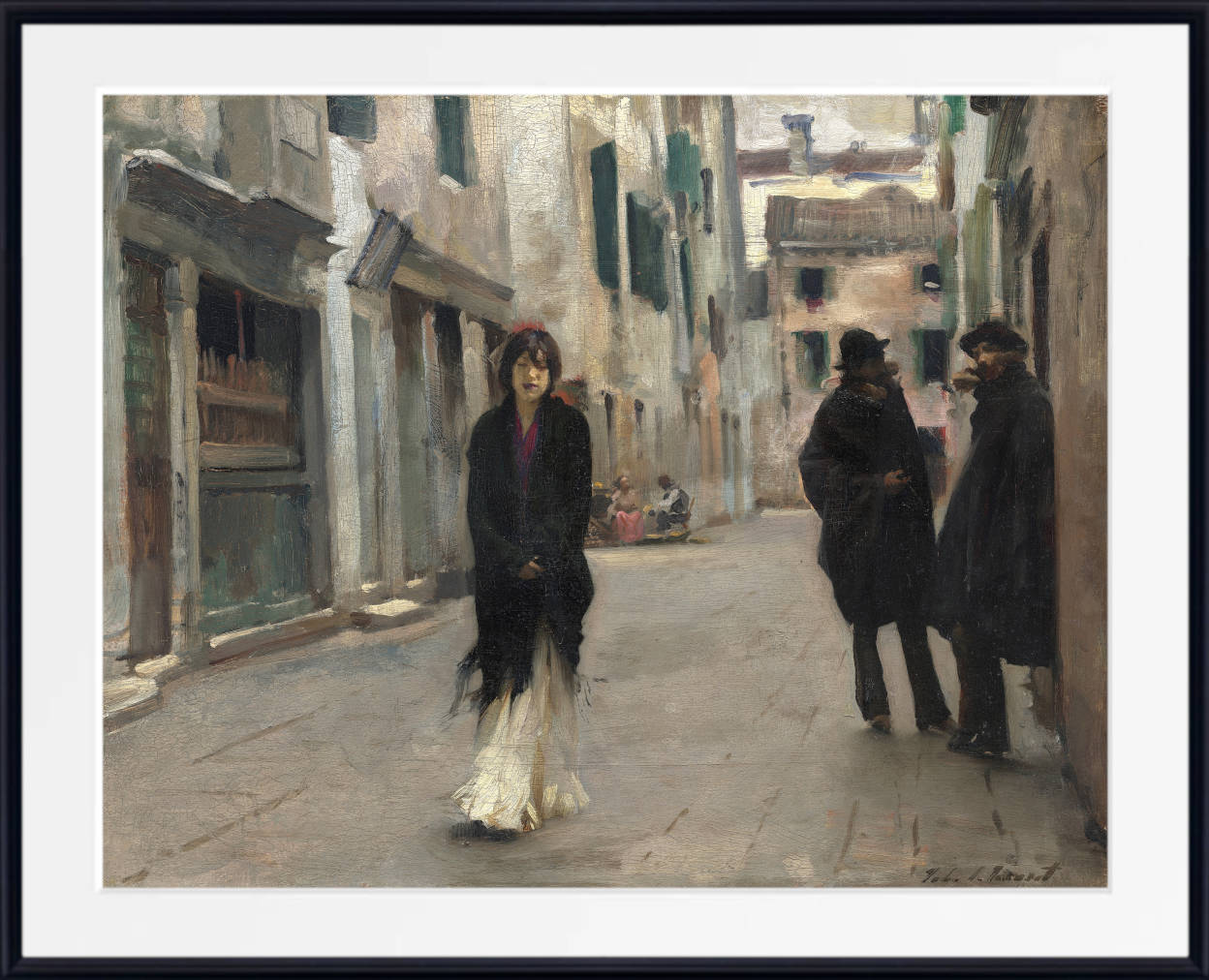 John Singer Sargent Print, Street in Venice (1882)