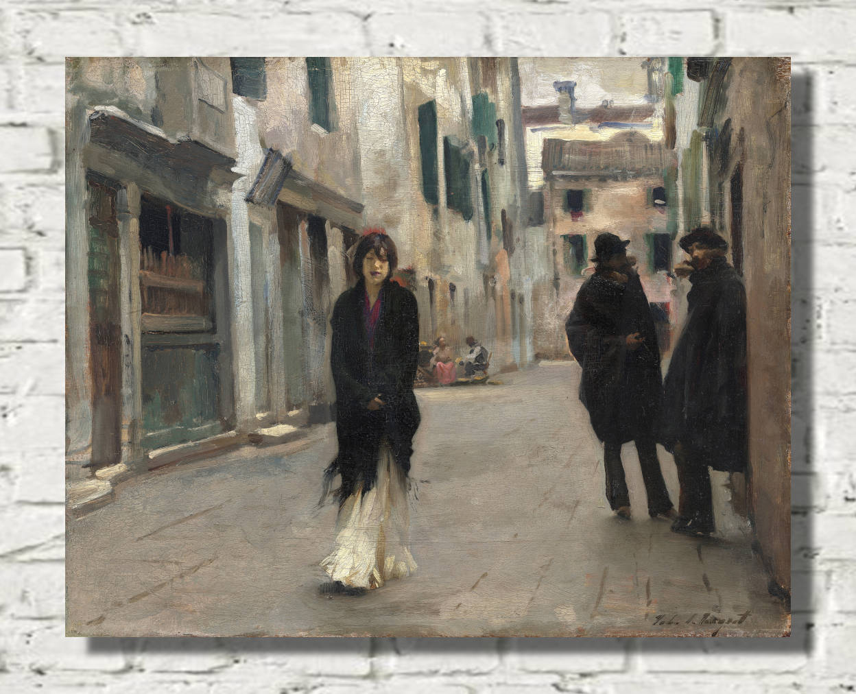 John Singer Sargent Print, Street in Venice (1882)