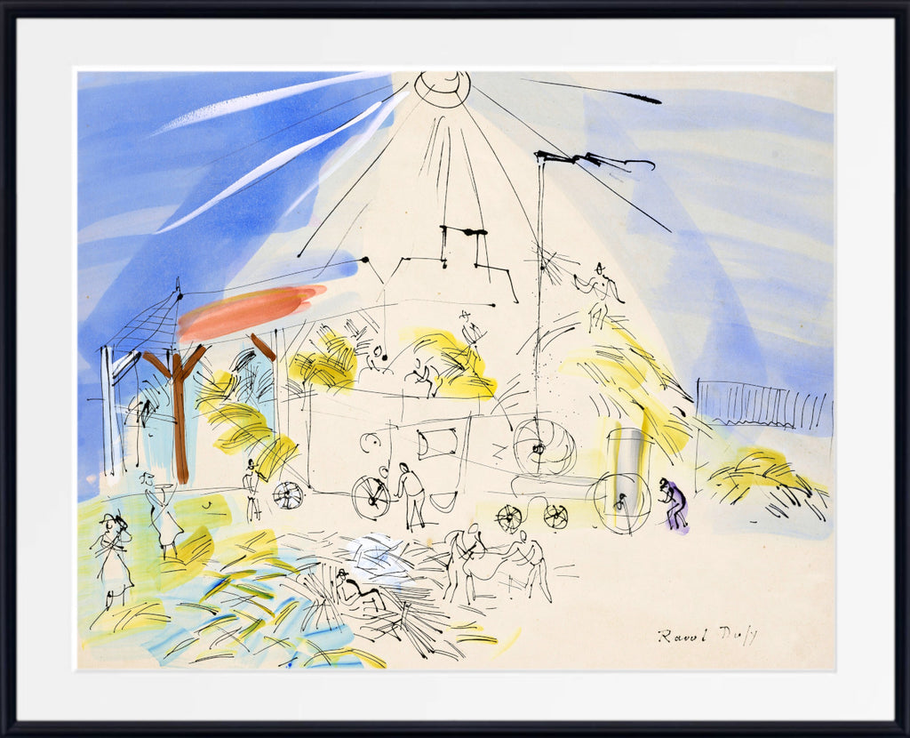Stripping in the Sun (1943) by Raoul Dufy