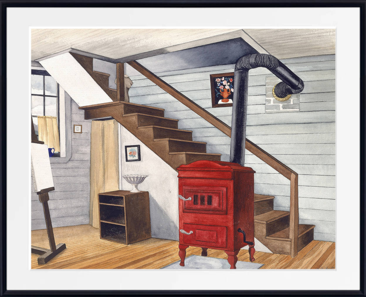 George Ault Fine Art Print, Studio Interior