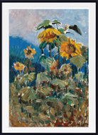 Marie Egner Print, Study of Sunflowers