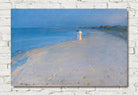 PS Krøyer Print, Summer evening at the South beach, Skagen. Anna Ancher and Marie Krøyer (study) (1893)