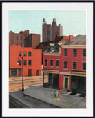 George Ault Fine Art Print, Sunday Afternoon Greenwich Avenue