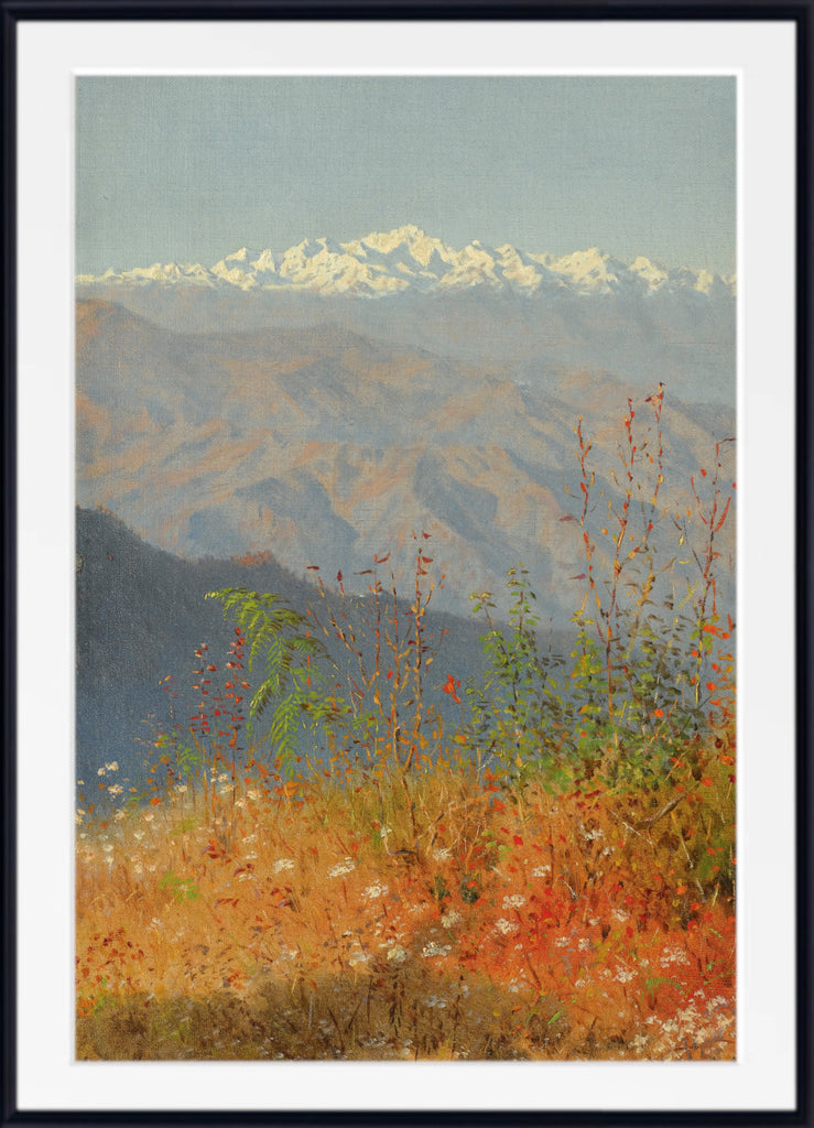 Sunset In The Himalayas (1879) by Vasily Vereshchagin