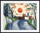 Oscar Bluemner Print, Sunset