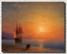 Ivan Aivazovsky Fine Art Print, Sunset at Sea