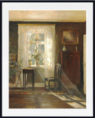 Carl Holsøe Fine Art Print, Sunshine in the living room