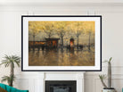 Luigi Loir Fine Art Print: Sur le quais de Paris