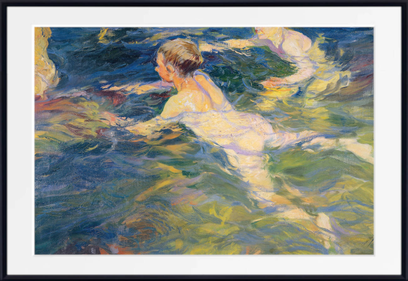 Joaquin Sorolla 油彩画 A Sketch - Garden by Joaquin Sorolla - Oil Painting Reproduction