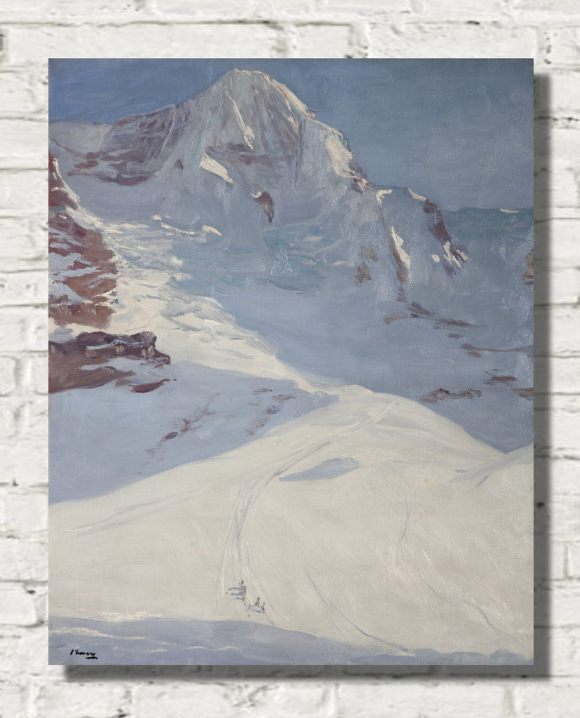 Switzerland in Winter (The Monk) (1913), John Lavery